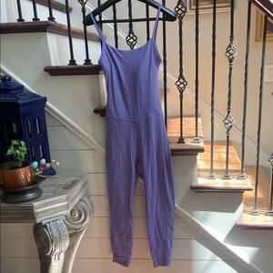 Lululemon Cross-back Nulu Lavender Yoga Jumpsuit